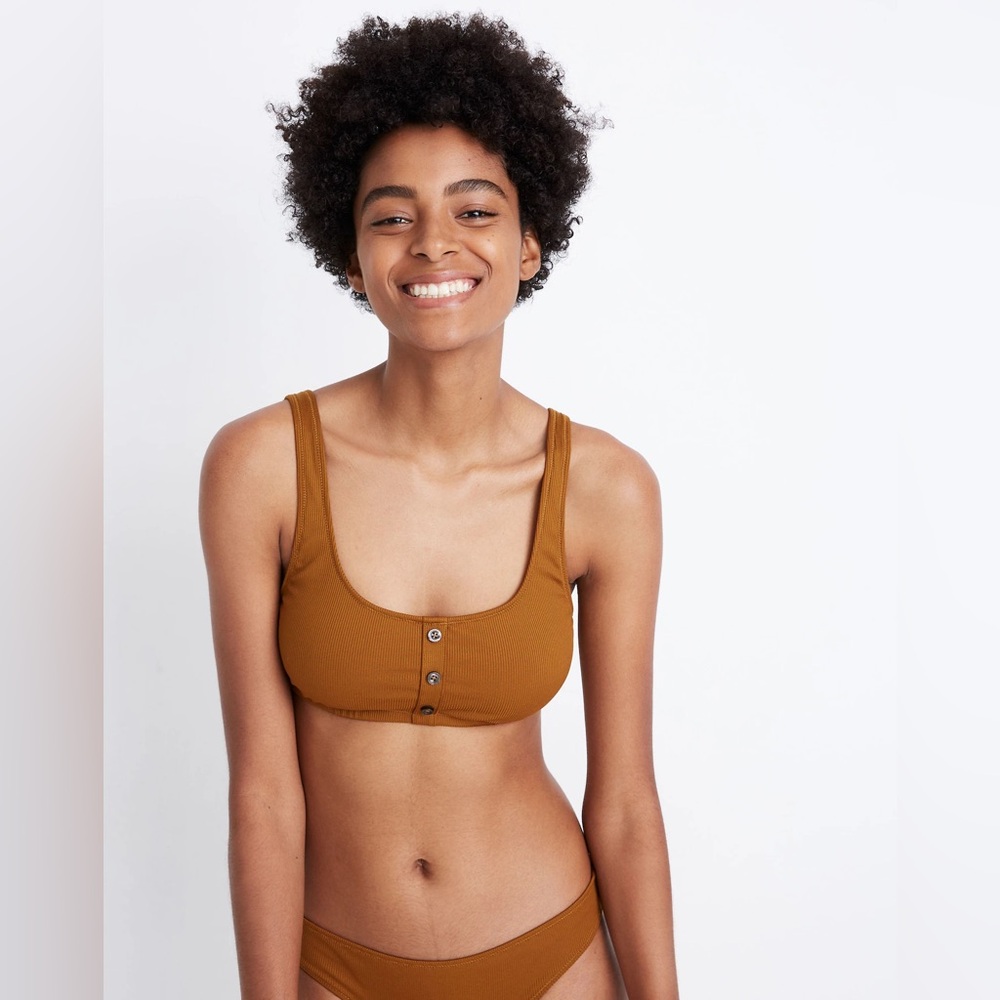 Madewell Second Wave Ribbed Bikini